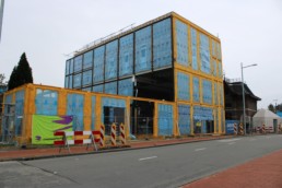 Kunstwerf. Huisvesting ebbingekwartier te Groningen.